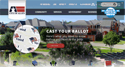 Desktop Screenshot of cityofallen.org